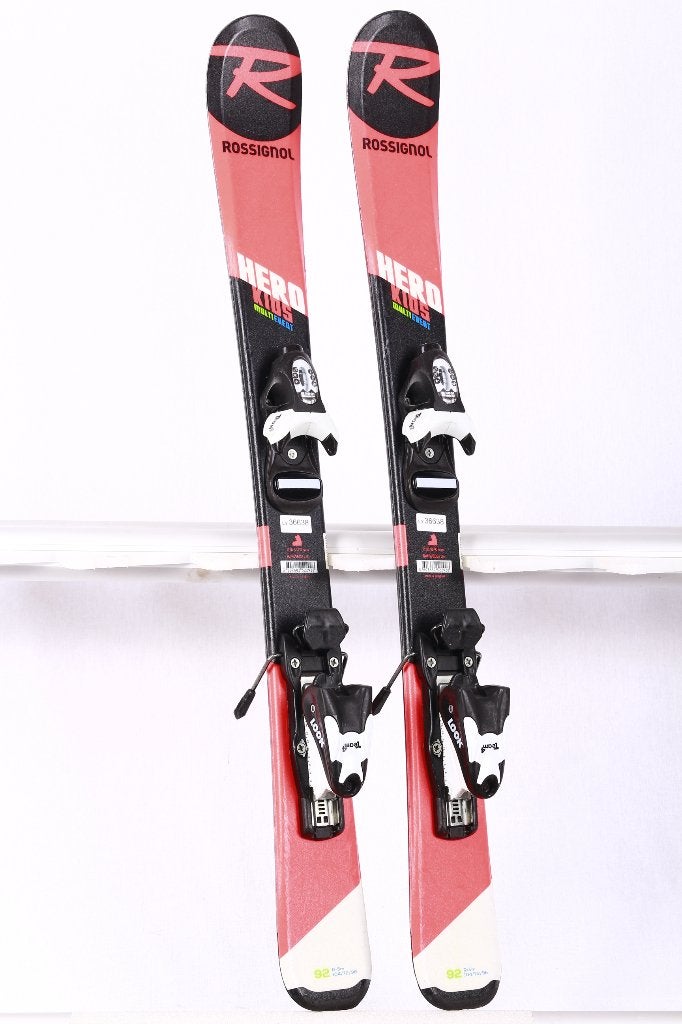 70 80 92 kinder ski's ROSSIGNOL HERO KIDS MULTI EVENT, Gebruikt, Verzenden, 100 tot 140 cm, Rossignol