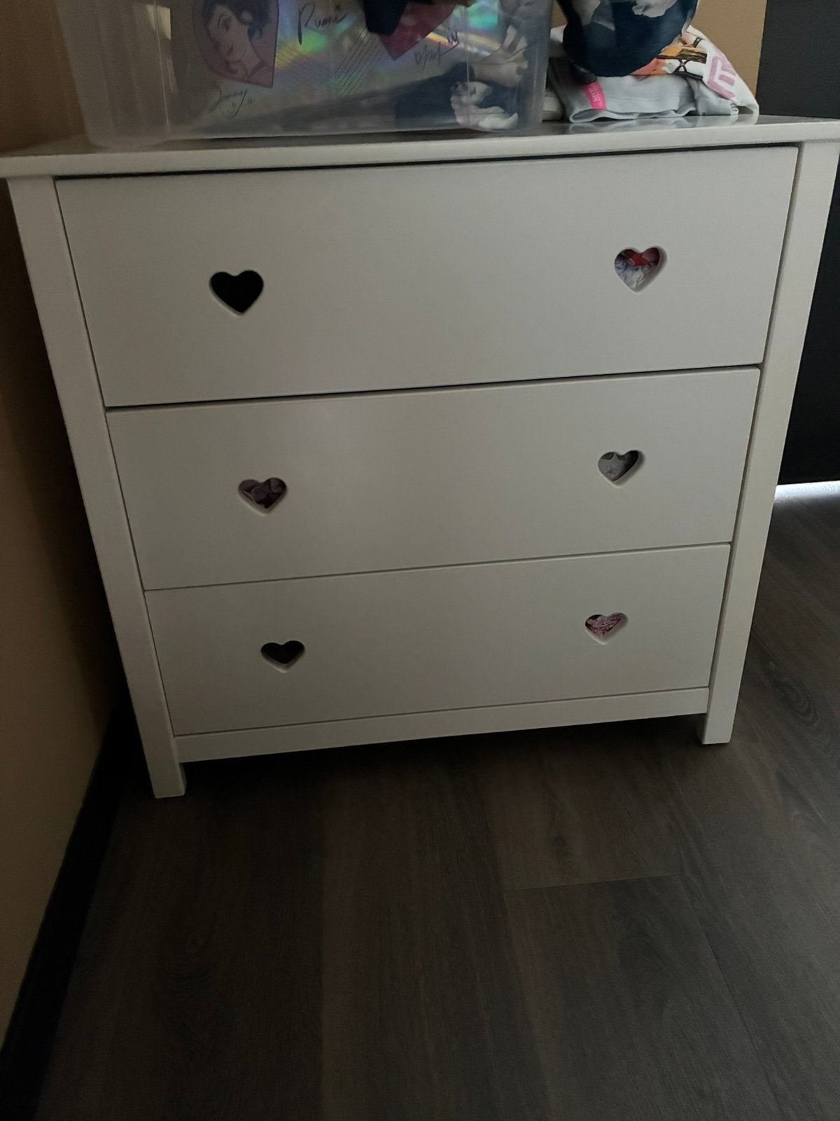 Ladekast + nachtkastje + bed met matras, Ophalen, 50 tot 100 cm, Zo goed als nieuw, Minder dan 100 cm
