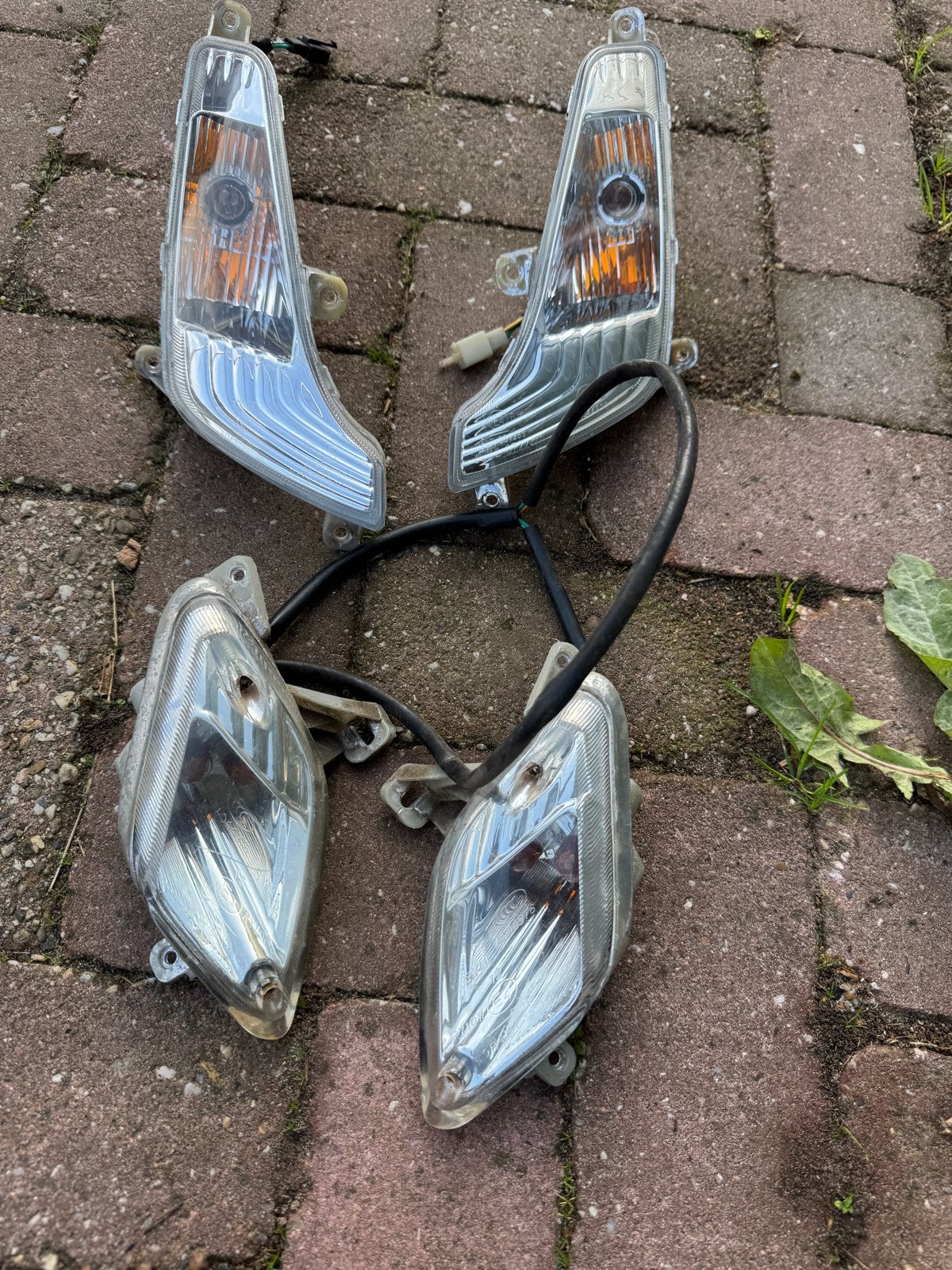 Sym Fiddle 2 Knipperlichten Set, Fietsen en Brommers, Ophalen of Verzenden, Gebruikt, Overige typen, SYM