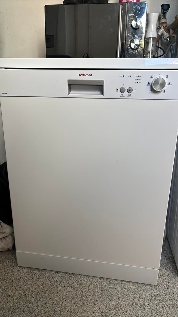 Inventum vrijstaande vaatwasser, Witgoed en Apparatuur, Vaatwasmachines, Ophalen, Zo goed als nieuw, Minder dan 85 cm
