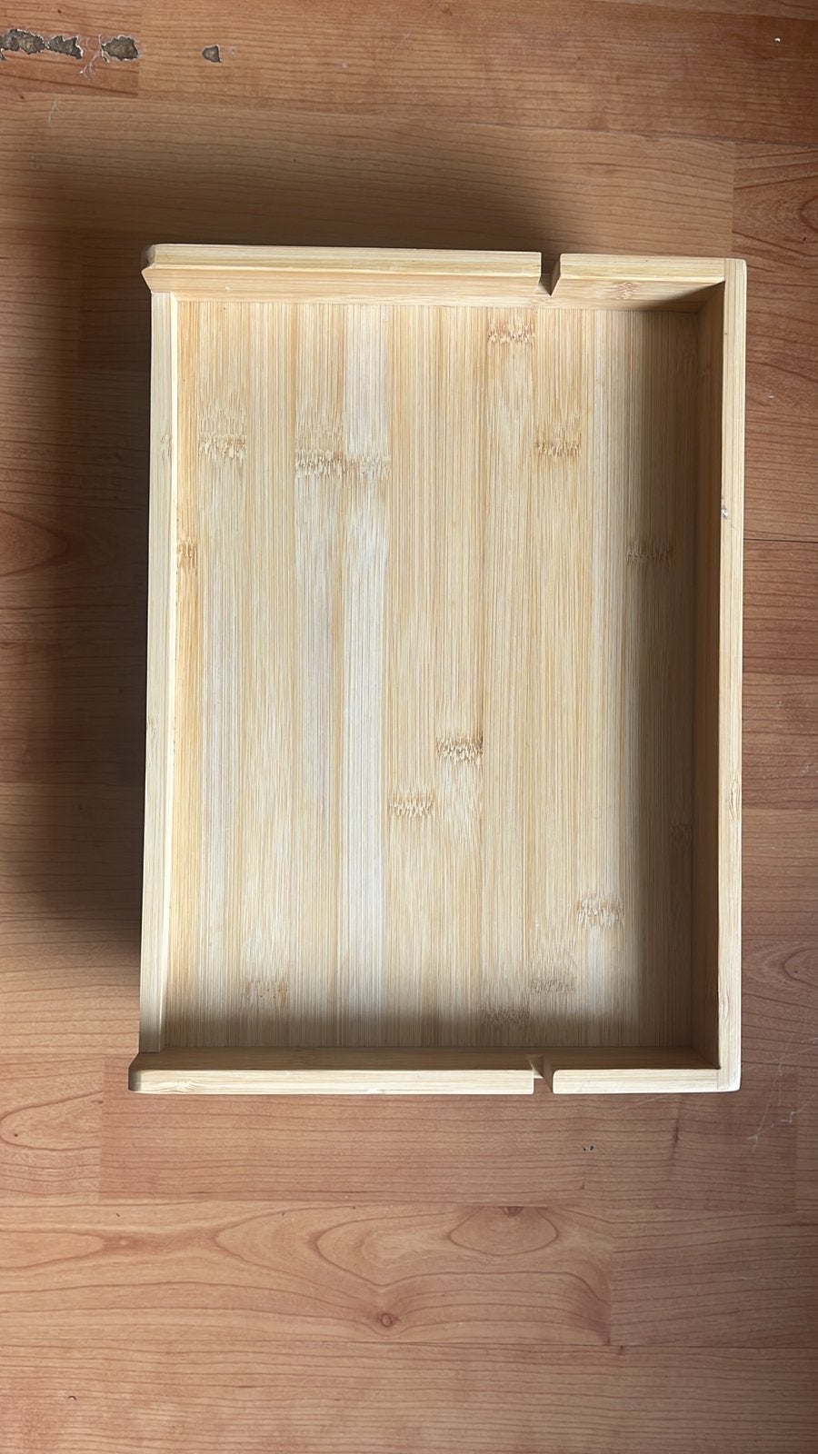 Zwevend nachtkastje/laatje van Bamboe met klem, Minder dan 45 cm, Ophalen of Verzenden, Zo goed als nieuw, Minder dan 55 cm