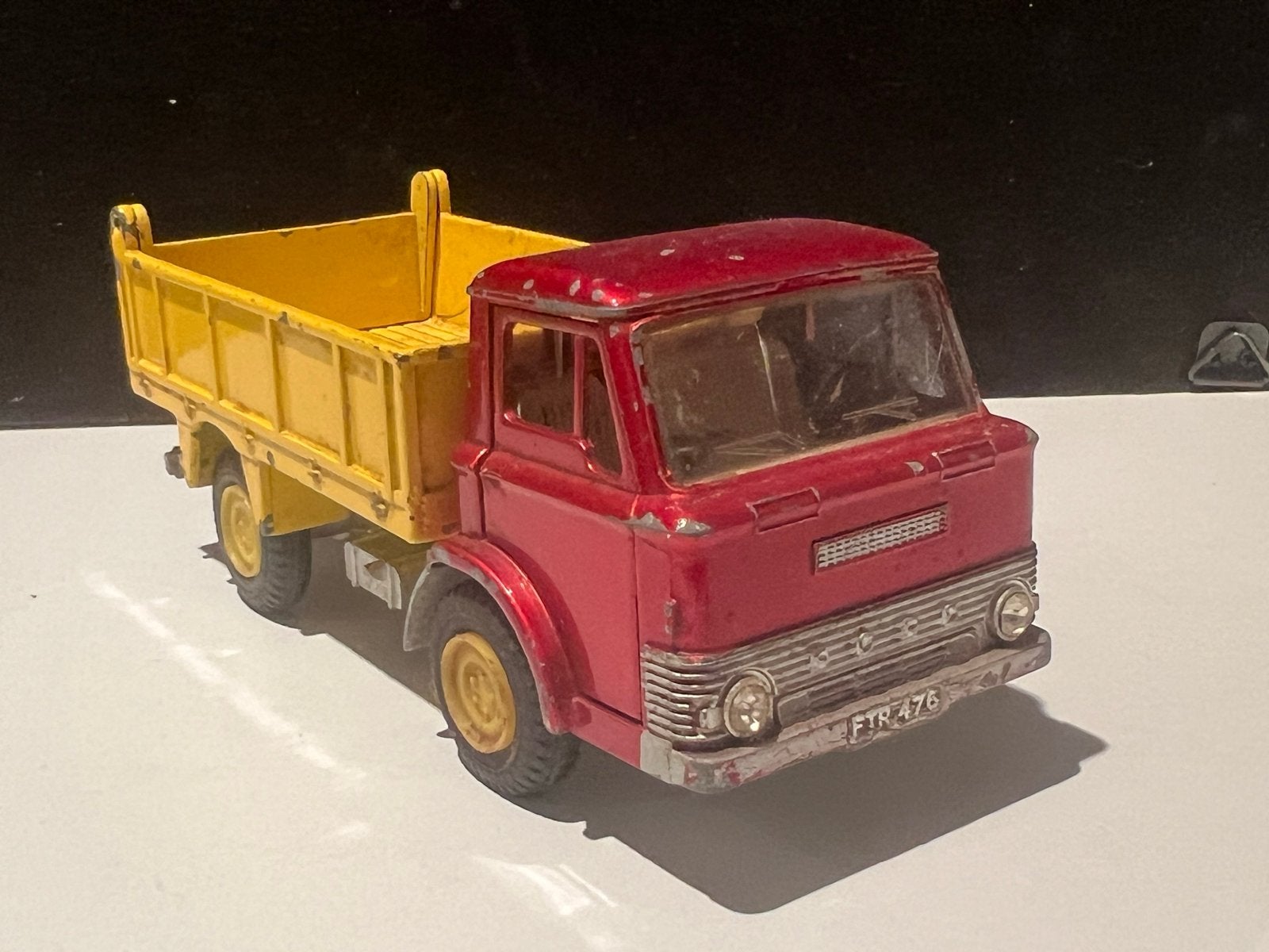 Dinky Toys Ford D 800 Kiepwagen - Vintage Speelgoedauto, Ophalen of Verzenden, Gebruikt