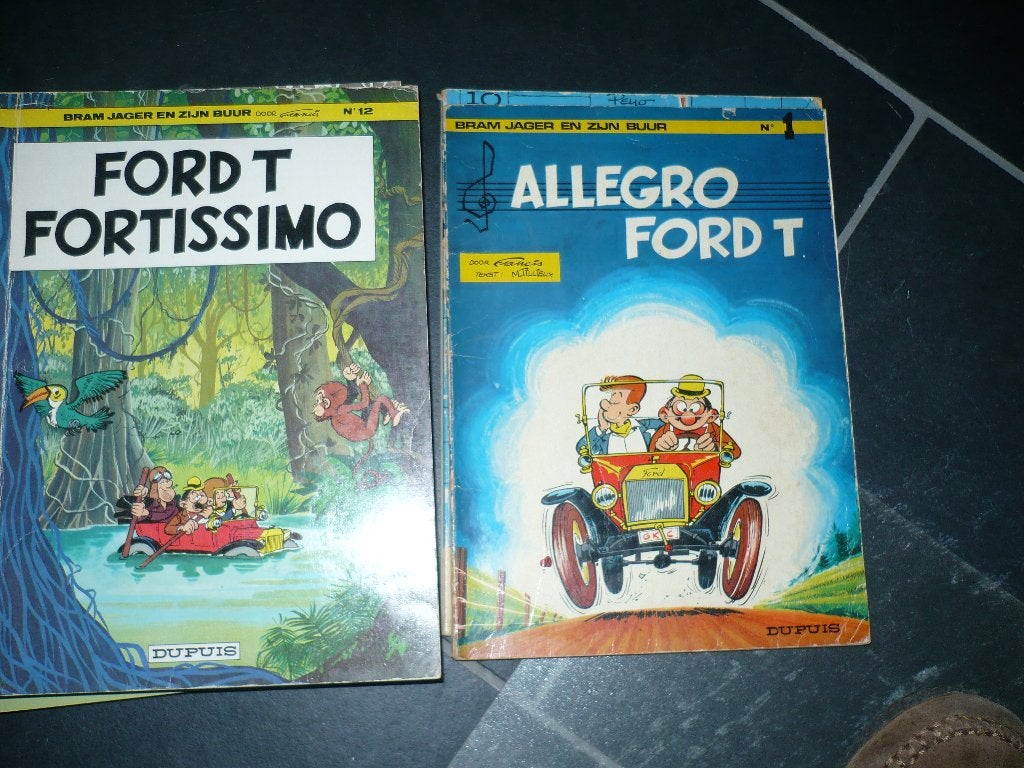 2 bram en zijn buur een uit 1968 en een uit 1978, Gelezen, Ophalen of Verzenden, Maurice Tillieux, Meerdere stripboeken