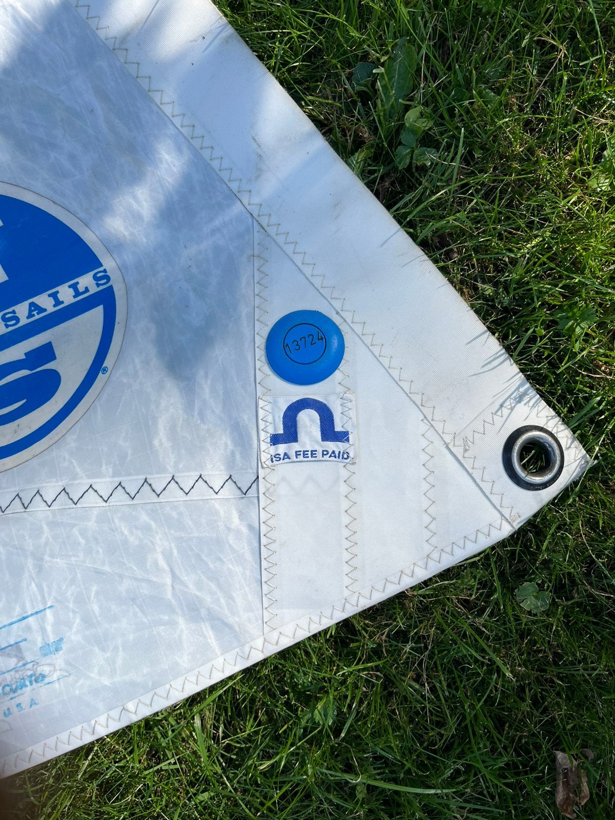 Soling zeilen 2 x Fok, 1 x Grootzeil, North Face, Watersport en Boten, Ophalen, 6 meter of meer, Gebruikt, Grootzeil