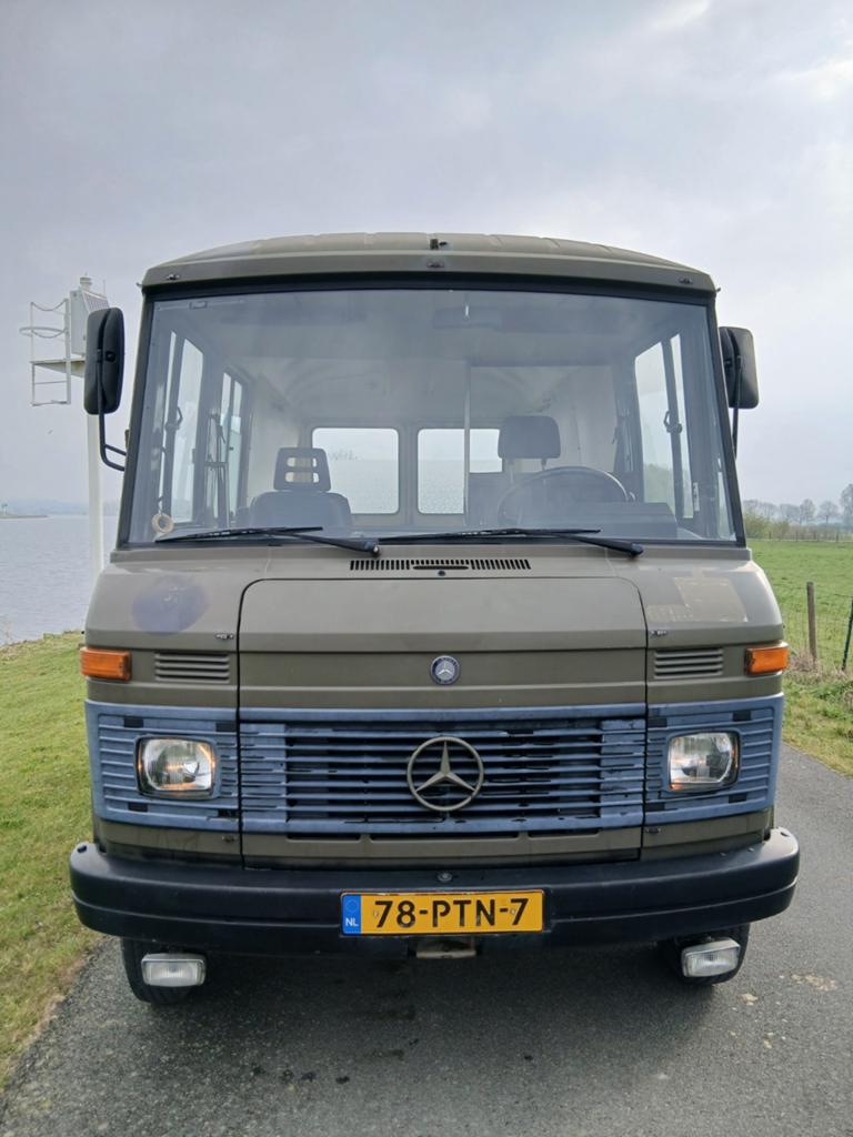 Mercedes 508 D  bj 1985  camper klein rijbewijs korte versie, Buscamper of Camperbus, Mercedes-Benz, Bedrijf, Mercedes