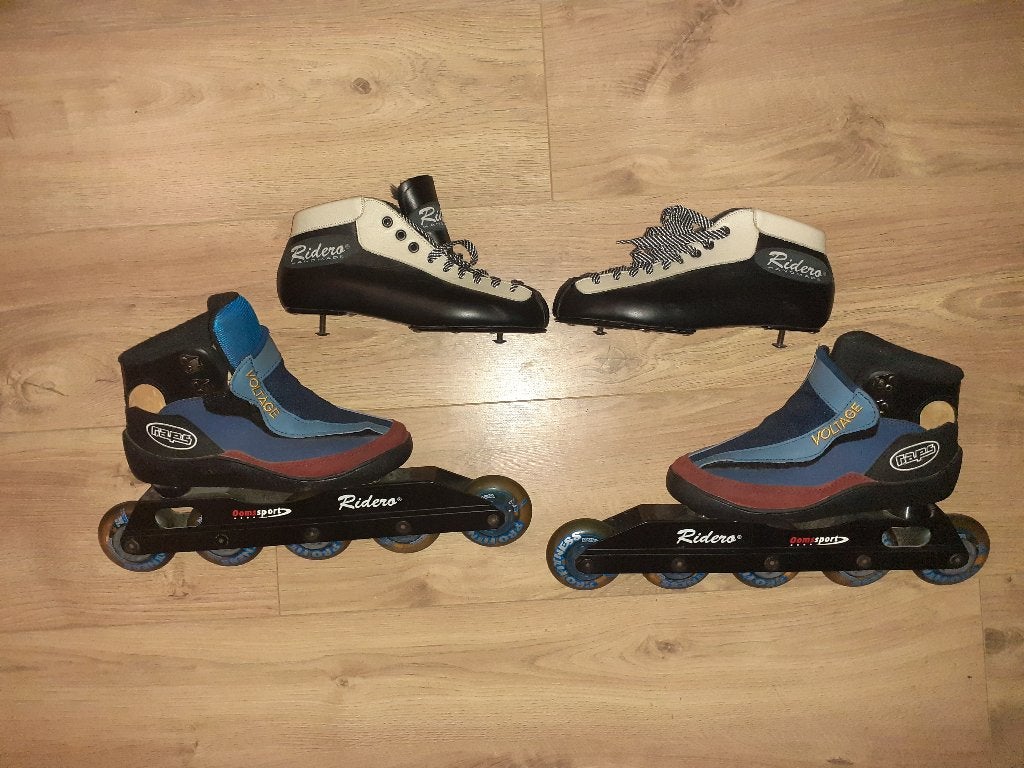 Profesionele Inline Skates Ridero handmade 37 Raps Voltage, Sport en Fitness, Gebruikt, Inline skates 5 wielen, Dames, Ophalen
