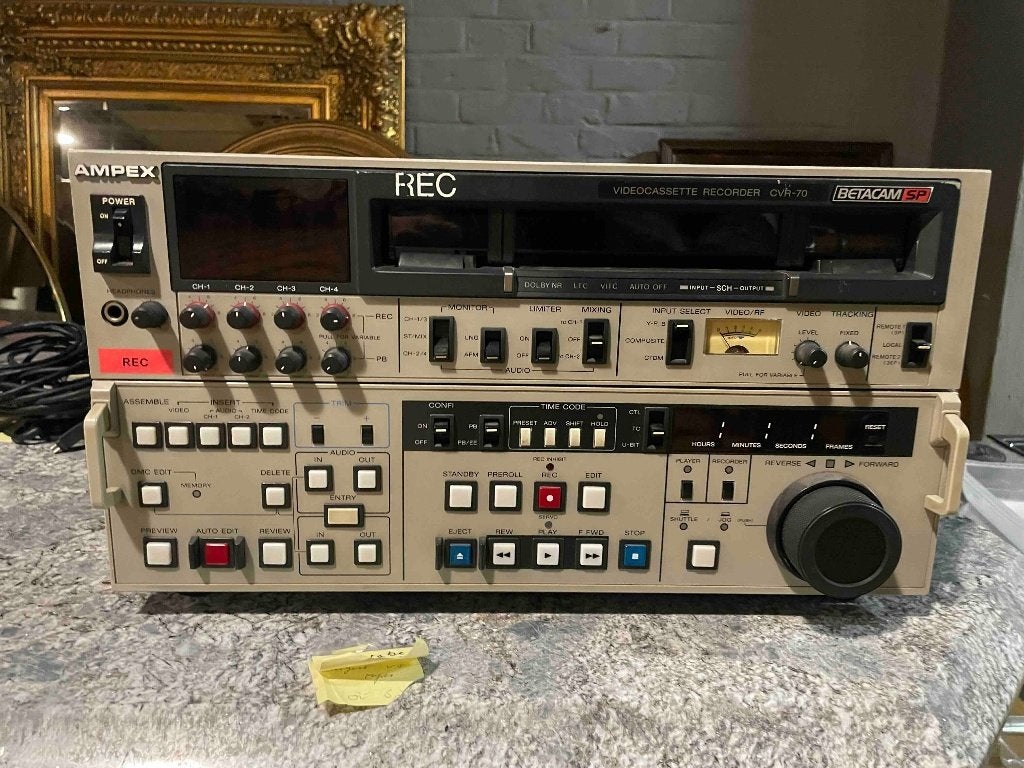 Ampex CVR-70 Betacam SP recorder, Audio, Tv en Foto, Professionele Audio-, Tv- en Video-apparatuur, Ophalen of Verzenden, Niet werkend