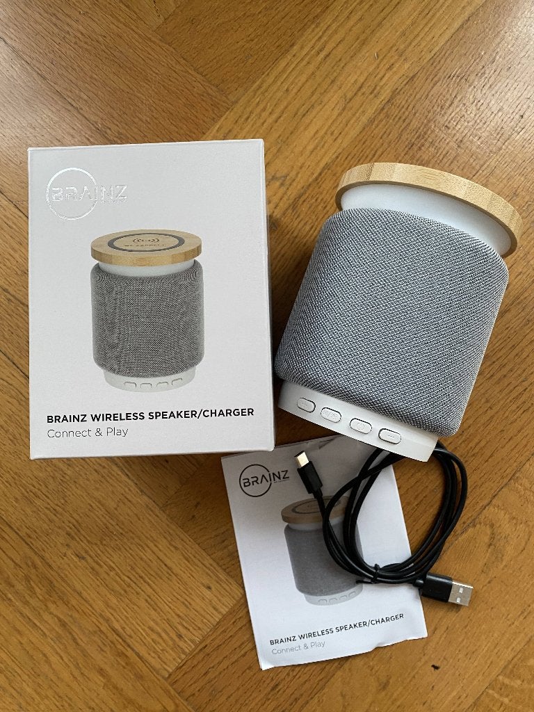 BRAINZ wireless Speaker/Charger nieuw, Overige merken, Overige typen, Nieuw, Ophalen of Verzenden