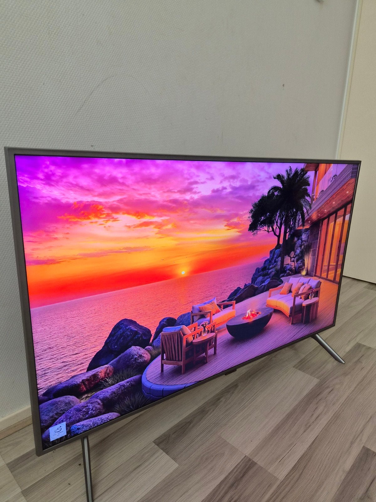 Samsung 49 inch QLED 4K Premium Smart TV wifi Apps, Ophalen, QLED, Zo goed als nieuw, Samsung