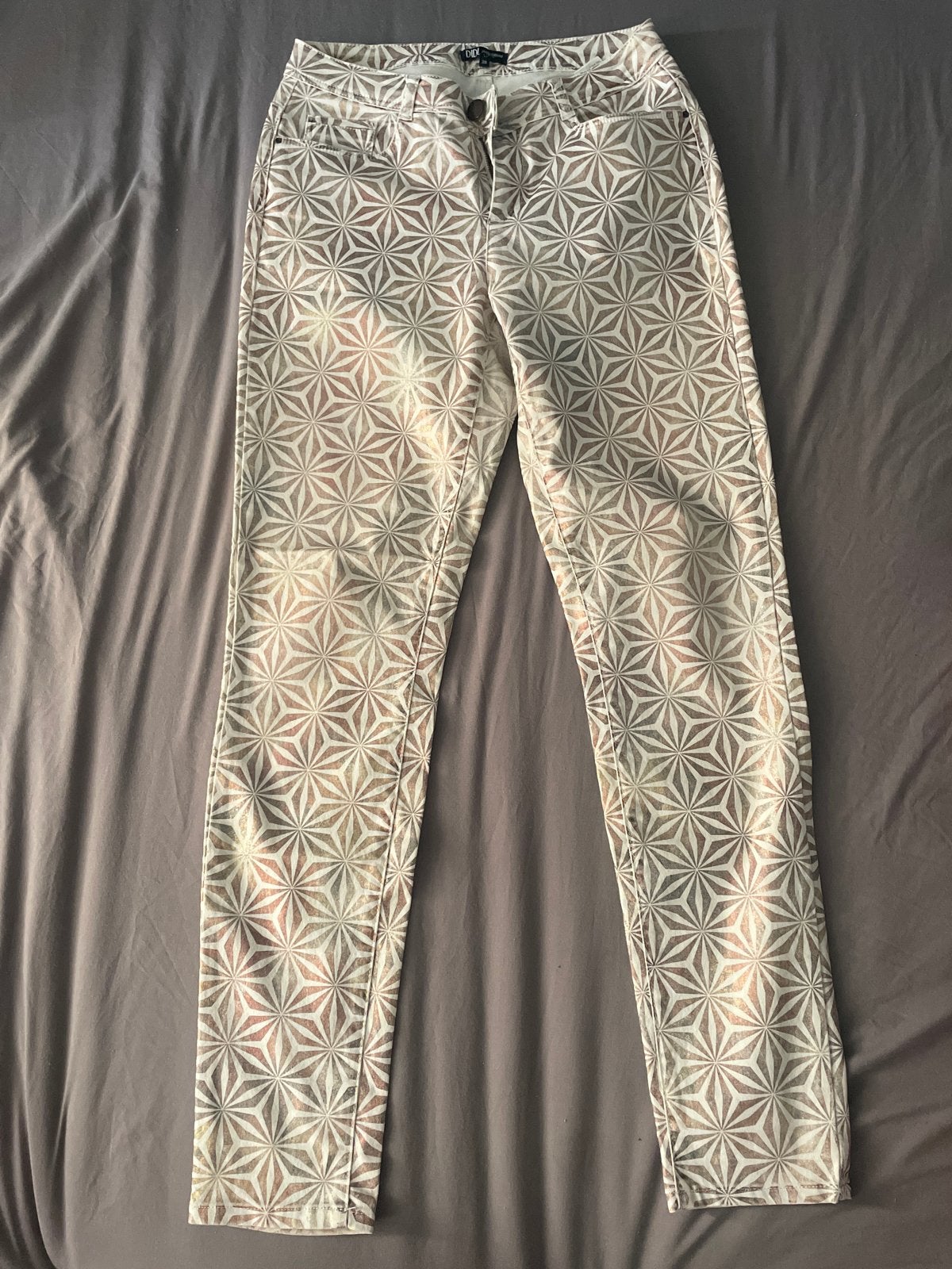 DIDI broek met patroon, Maat 38/40 (M), Meerkleurig, Ophalen of Verzenden, Zo goed als nieuw
