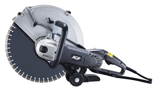 AGP C16 Muurzaag - 3200W - Ø405 mm, Ophalen, Gebruikt, 1000 watt of meer, Rechte handslijpmachine