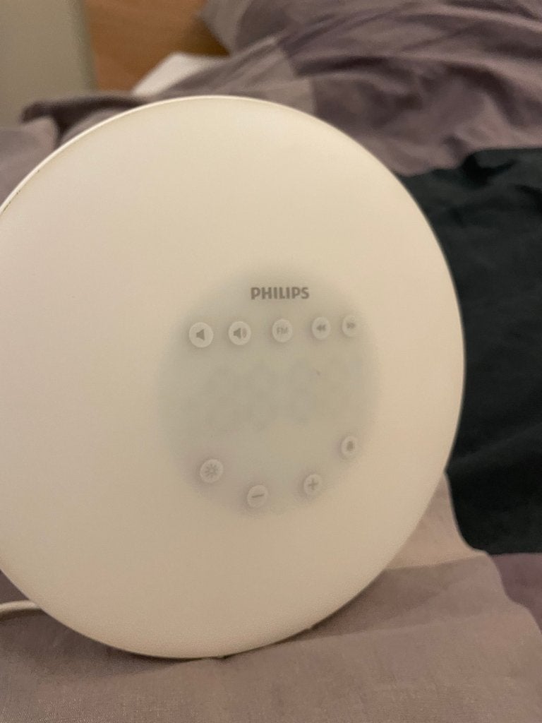 Philips Wake-Up Light HF3505, Ophalen, Zo goed als nieuw, Digitaal