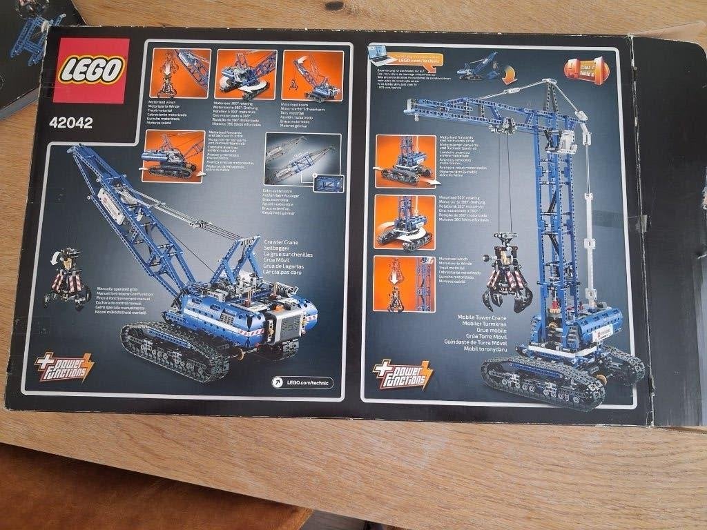 Blauwe rupskraan, Compleet, Gebruikt, Lego, Ophalen of Verzenden