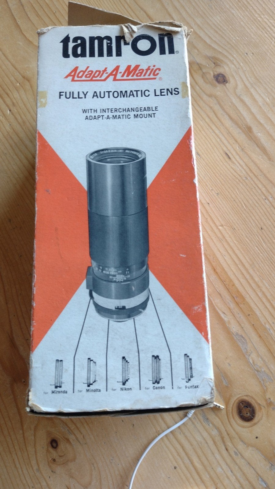 vintage Tamron Adapt-A-Matic 300mm f/5.6, Audio, Tv en Foto, Fotografie | Lenzen en Objectieven, Ophalen of Verzenden, Gebruikt