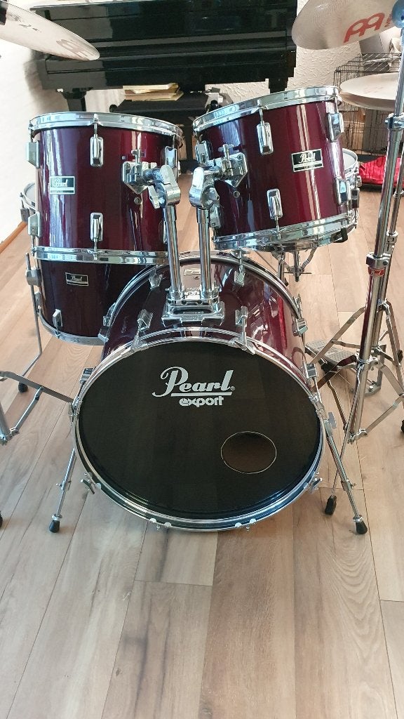 Pearl export drumstel exelent conditie, Ophalen, Gebruikt, Pearl