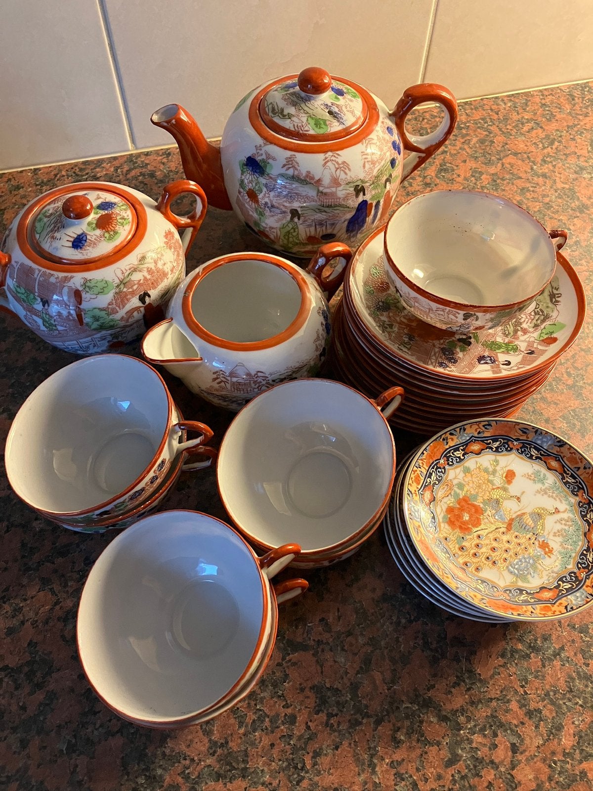 Thee servies te koop, Ophalen