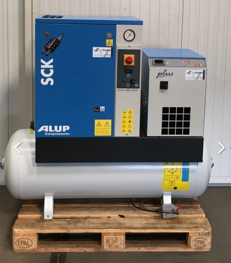 Alub schroef compressor SCK3 200 plus, Doe-het-zelf en Verbouw, 100 liter of meer, Ophalen, Zo goed als nieuw
