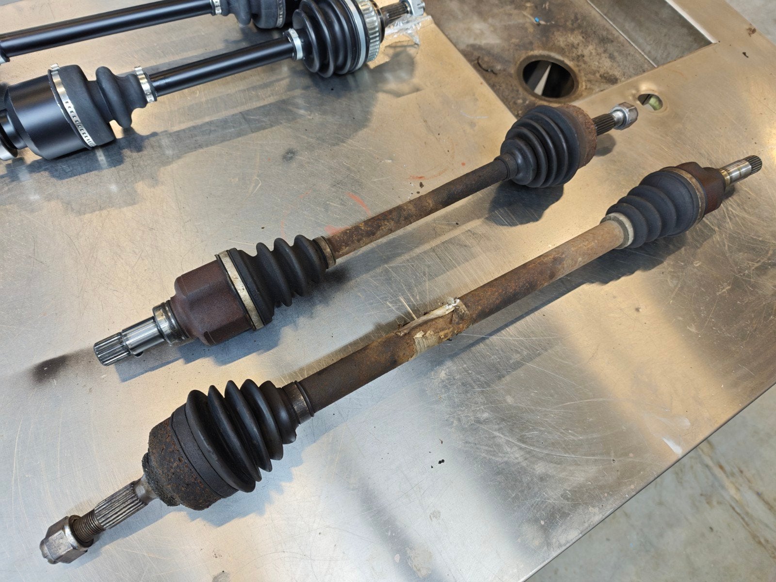 Set aandrijfassen voor Citroen c2 vts, Ophalen of Verzenden