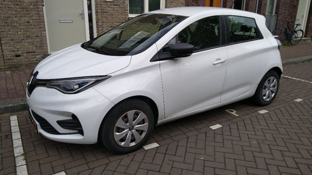 Renault Zoe R110 52 kWh koopaccu, Auto's, Stof, 180 min, Wit, Elektrisch