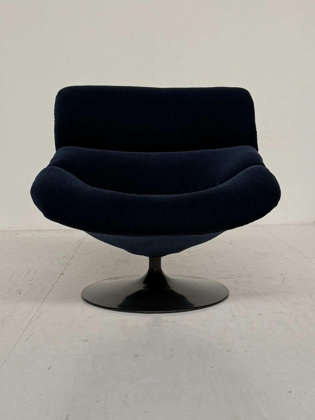 Artifort F518 Fauteuil - Harcourt - Blauwe Mohair, Huis en Inrichting, Fauteuils, Ophalen, Eu, Gebruikt, Eu
