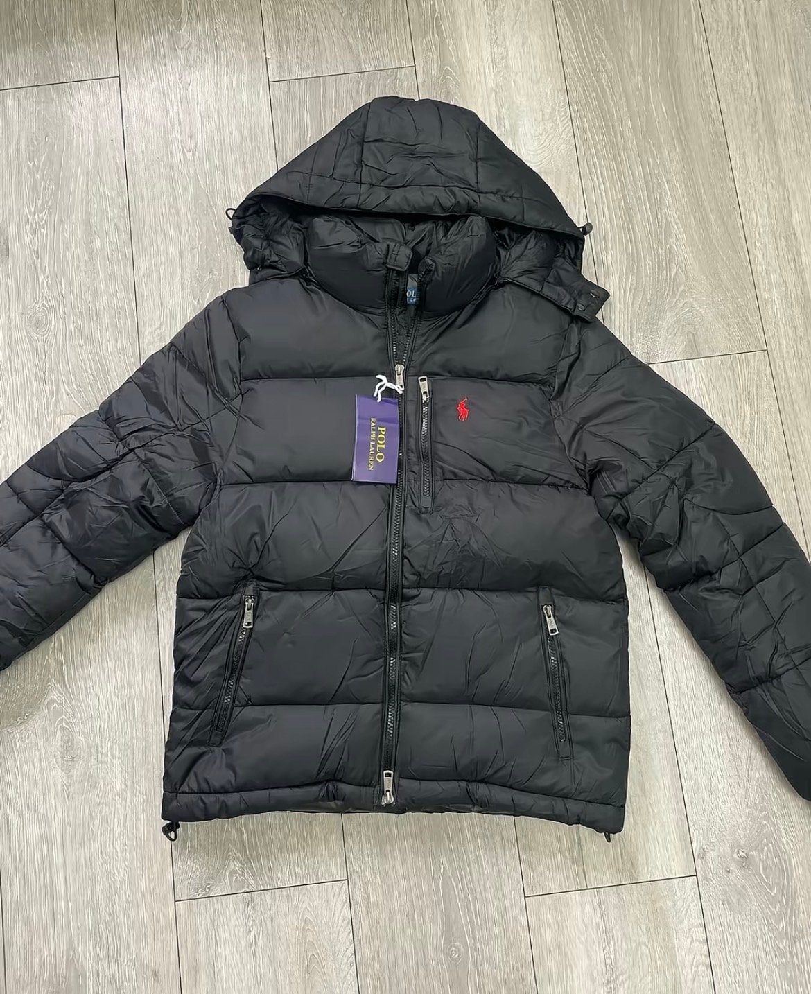 Polo Ralph Lauren Puffer Jacket Zwart - Nieuw met kaartjes, Kleding | Heren, Jassen | Winter, Ophalen of Verzenden, Nieuw, Maat 48/50 (M)