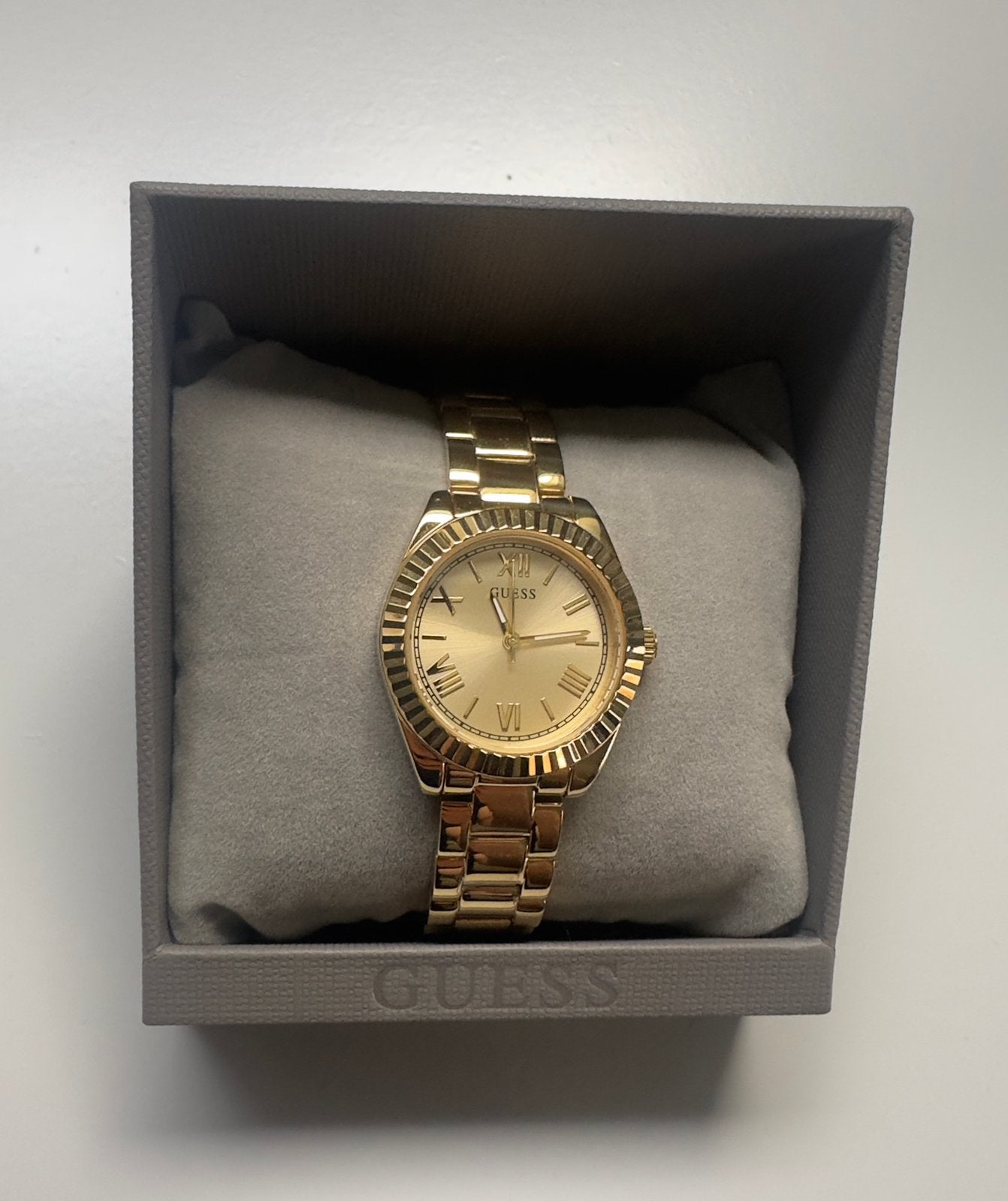 GUESS Mini Luna GW0687L2, Staal, Guess, Polshorloge, Ophalen of Verzenden
