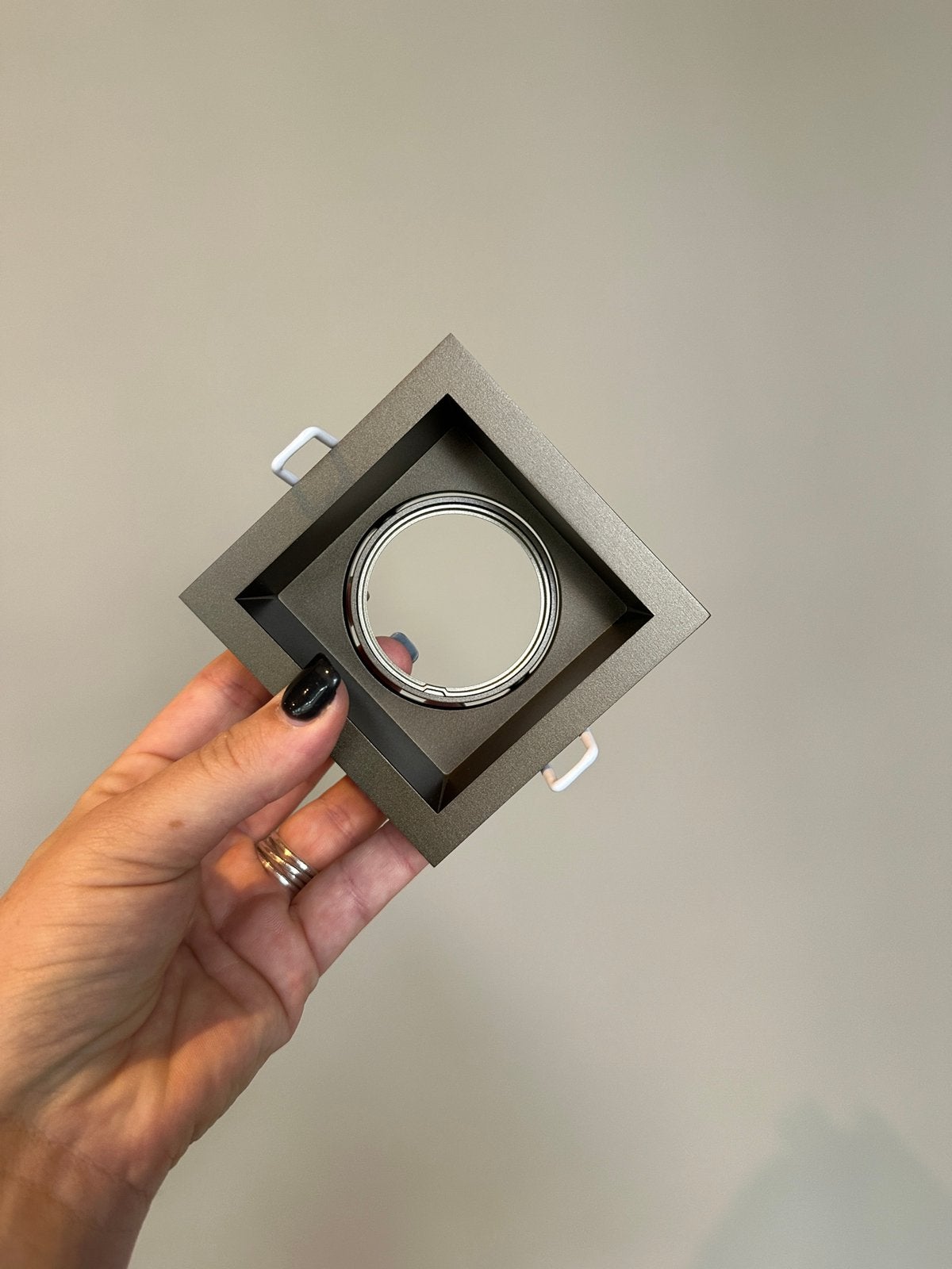 Wever & Ducre plano 1.0 inbouwspot bronze, Ophalen, Zo goed als nieuw, Zwart