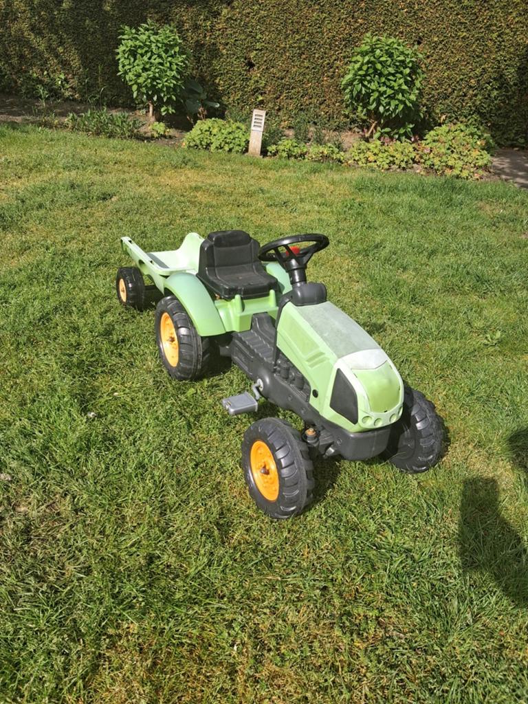 Tractor en aanhanger buitenspeelgoed, Ophalen, Gebruikt, Overige merken