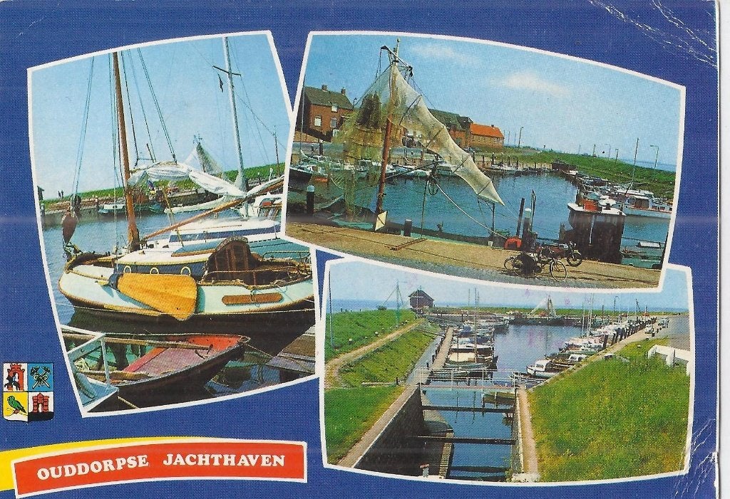 K66 Ouddorp Jachthaven Gelopen Ansichtkaart, Verzenden, 1980 tot heden, Gelopen