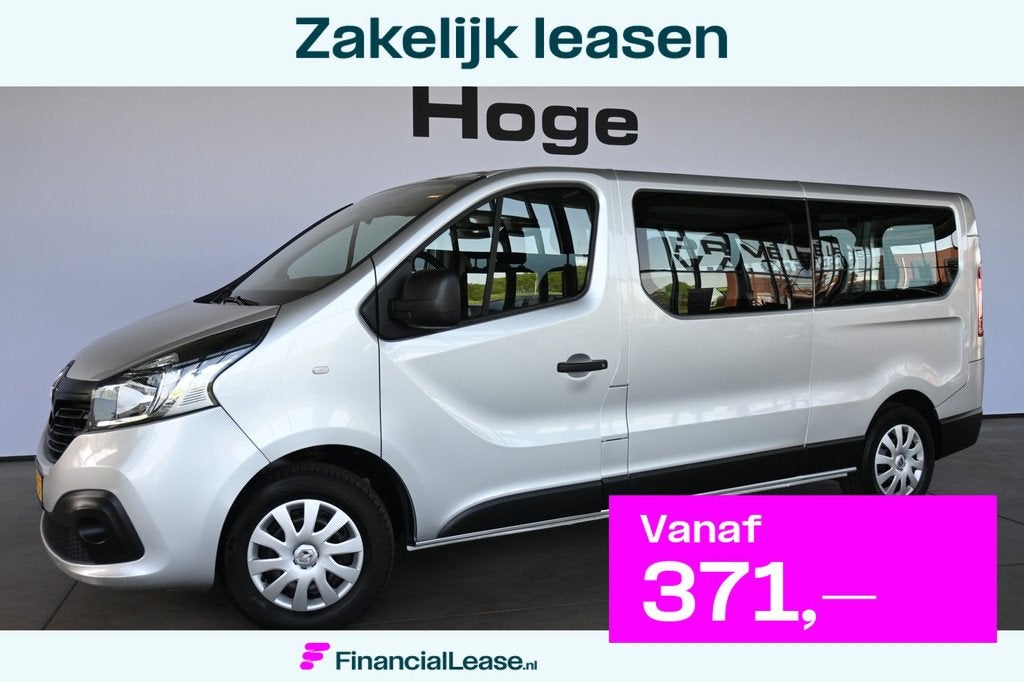 Renault Trafic Passenger 1.6 dCi Grand Expression Energy 9 P, Auto's, Renault, Bedrijf, Lease, Financial lease, Trafic, ABS, Airbags