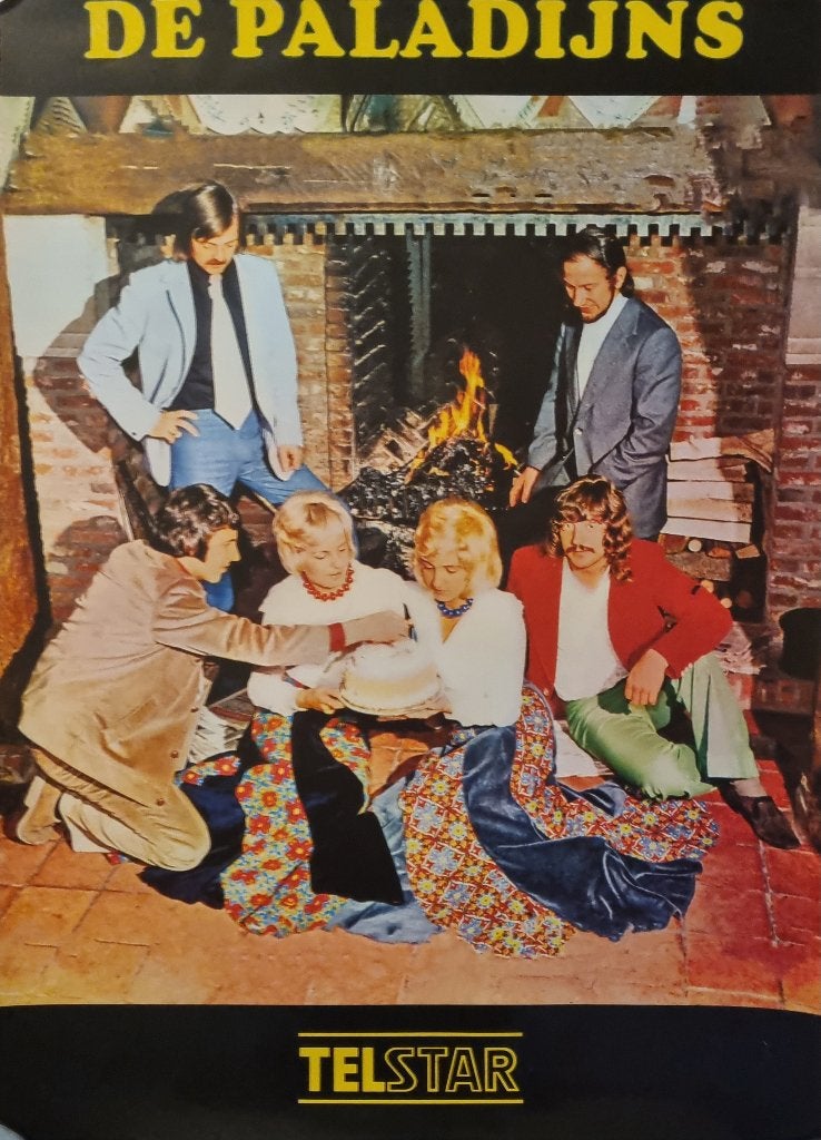 Paladijns  mooie poster, Ophalen of Verzenden, Gebruikt, Overige formaten, Rock