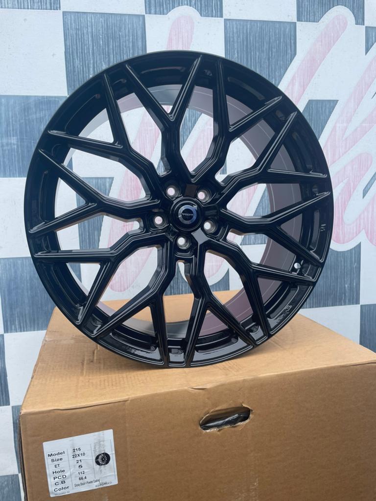 21 inch Vossen velgen 5x108 VOLVO XC60 + pirelli, 255 mm, Banden en Velgen, Nieuw, Zomerbanden