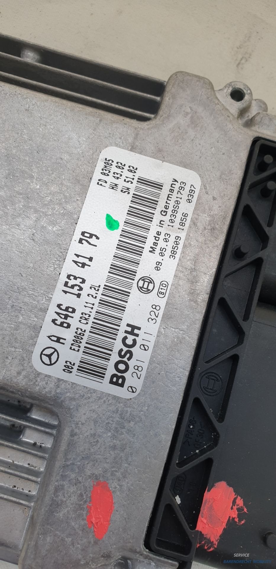 Motorcomputer ECU W211 E220 CDI Mercedes OM646 6461534179 mo, Gebruikt, Mercedes-Benz AG, Mercedes-Benz, Ophalen of Verzenden