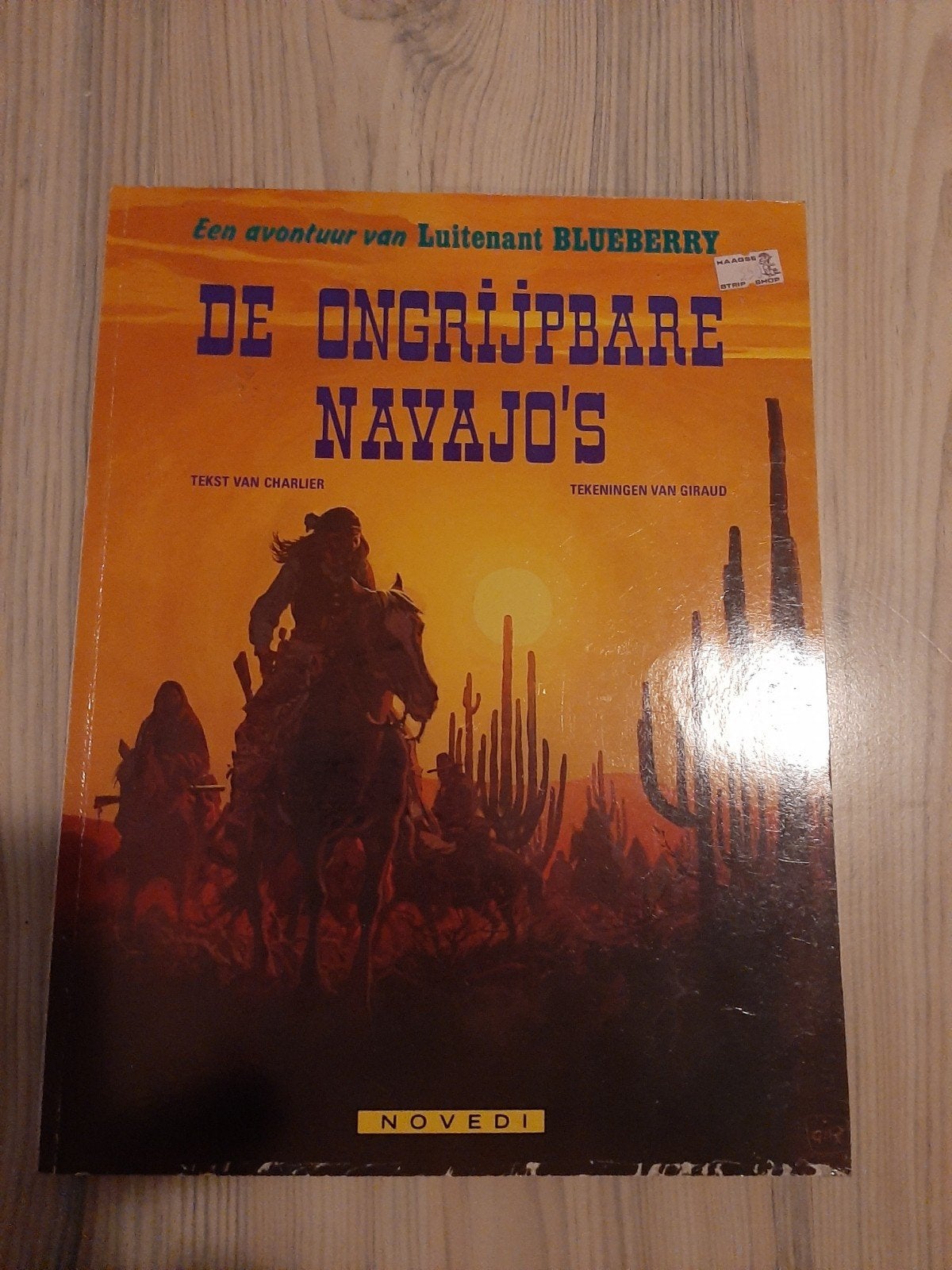 Luitenant Blueberry - De Ongrijpbare Navajo's, Eén stripboek, Ophalen of Verzenden, Gelezen, Charlier & Giraud