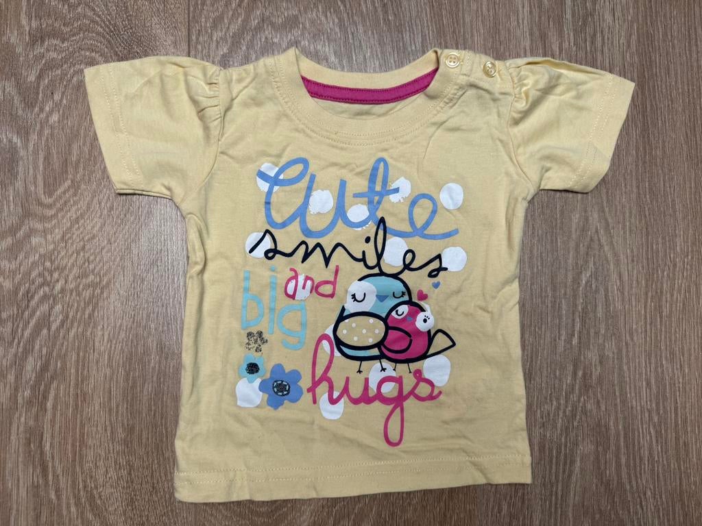 Early Days meisjes shirt geel maat 74, Kinderen en Baby's, Babykleding | Maat 74, Ophalen of Verzenden, Gebruikt, Meisje, Shirtje of Longsleeve
