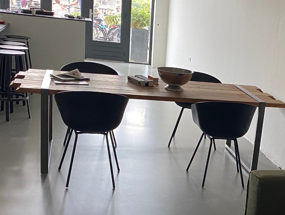 Zanotta Raw Table collector’s item, Ophalen, Zo goed als nieuw, 75 m² of meer, Parket