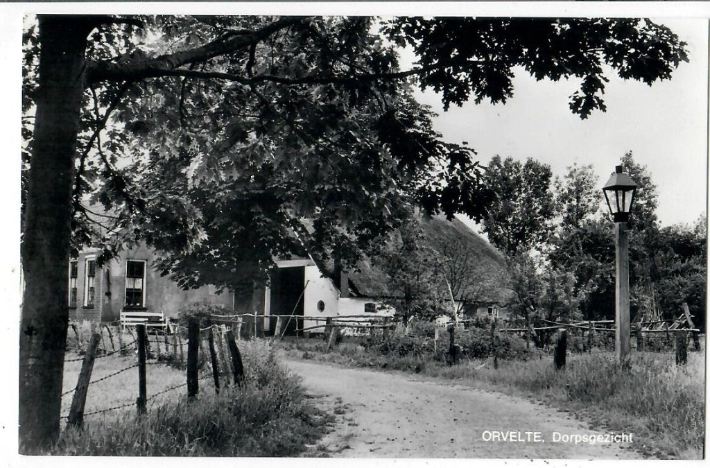 Orvelte - Dorpsgezicht, Verzenden, 1940 tot 1960, Ongelopen, Drenthe