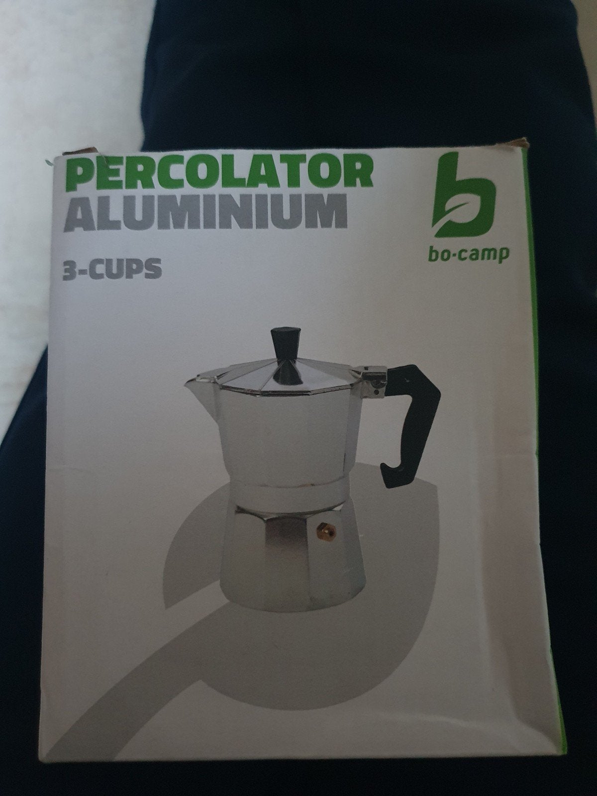 Bo-Camp Percolator Aluminium 3-kops - Geschikt voor gas, Overige typen, Zilver, Ophalen of Verzenden, Zo goed als nieuw