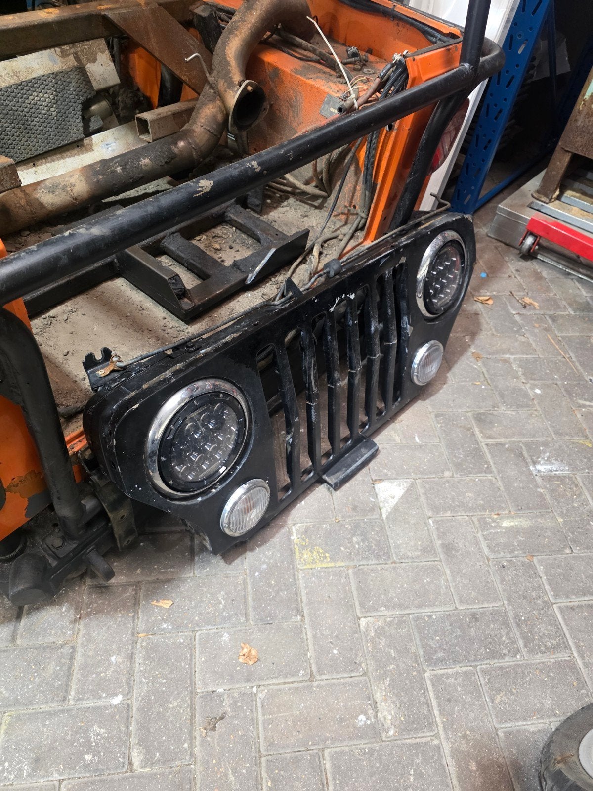 jeep yj grill 2 x, Auto-onderdelen, Ophalen, Voor, Jeep, Bumper