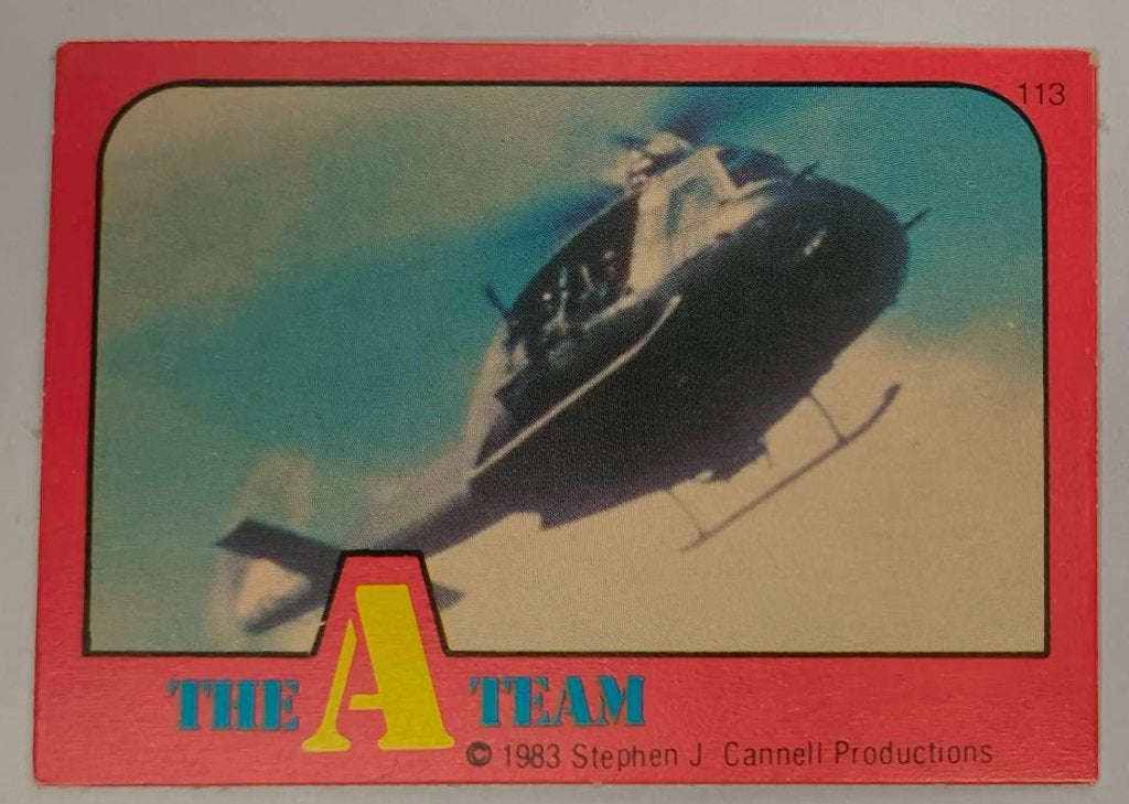 The A-Team Monty Gum 1983 no.113, Ophalen of Verzenden, Nieuw, Foto of Kaart
