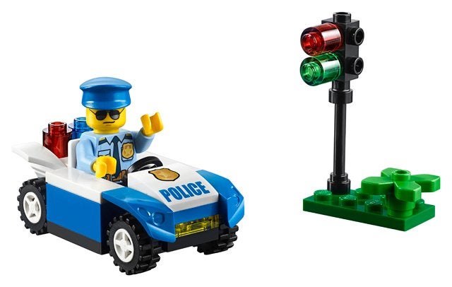 Lego Town City Juniors 30339 Traffic Light Patrol Polybag, City, Inclusief accessoires, Lego, Nieuw