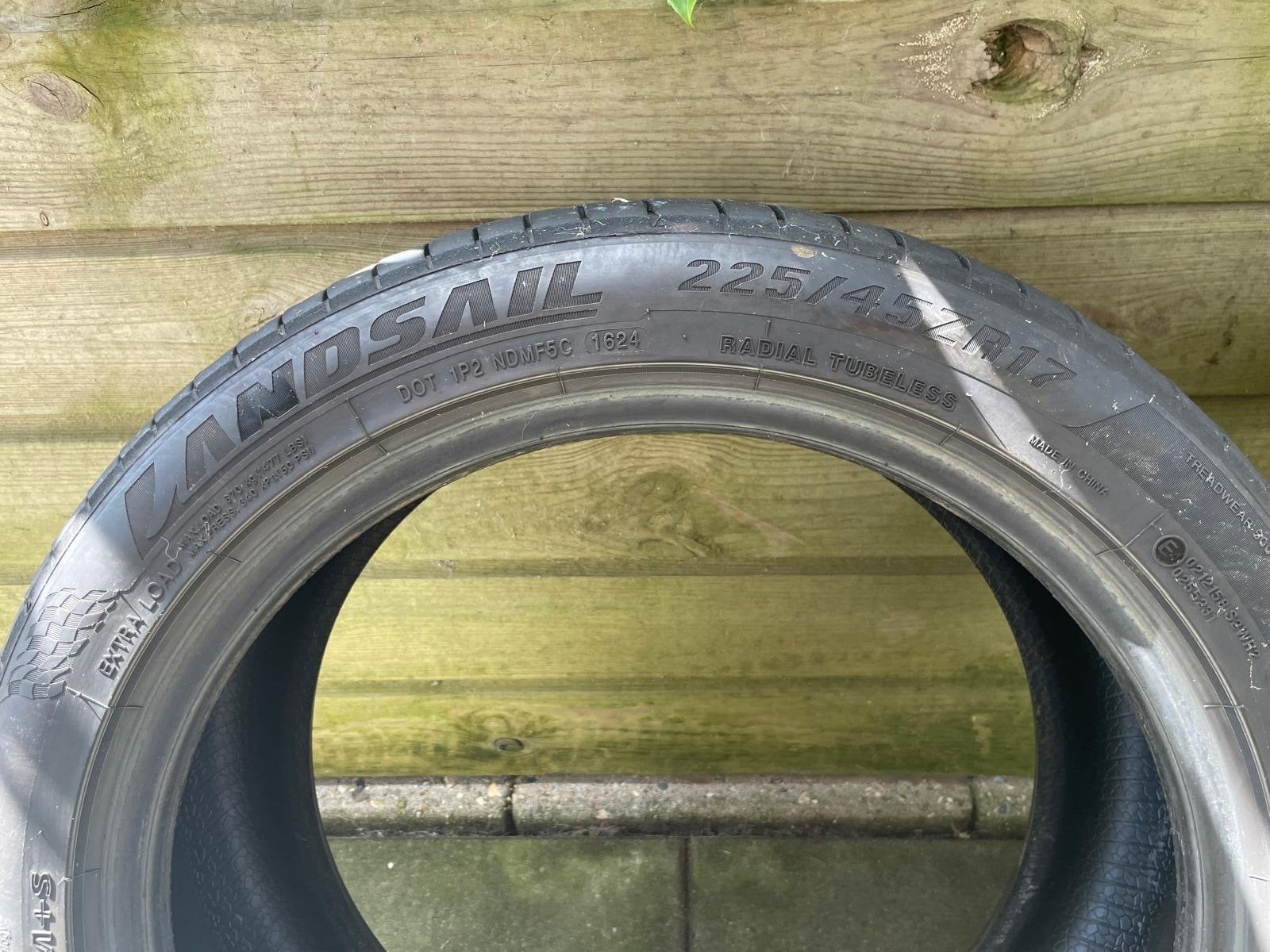 Landsail RapidDragon Zomerbanden       225 45 17   245 45 17, Auto-onderdelen, Ophalen, Gebruikt, 17 inch, Band(en)