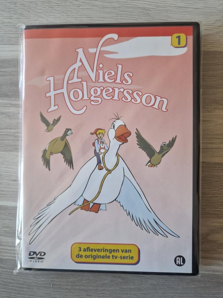 Nils Holgersson DVD - 3 afleveringen - Nieuwstaat, Avontuur, Alle leeftijden, Ophalen of Verzenden, Tv fictie