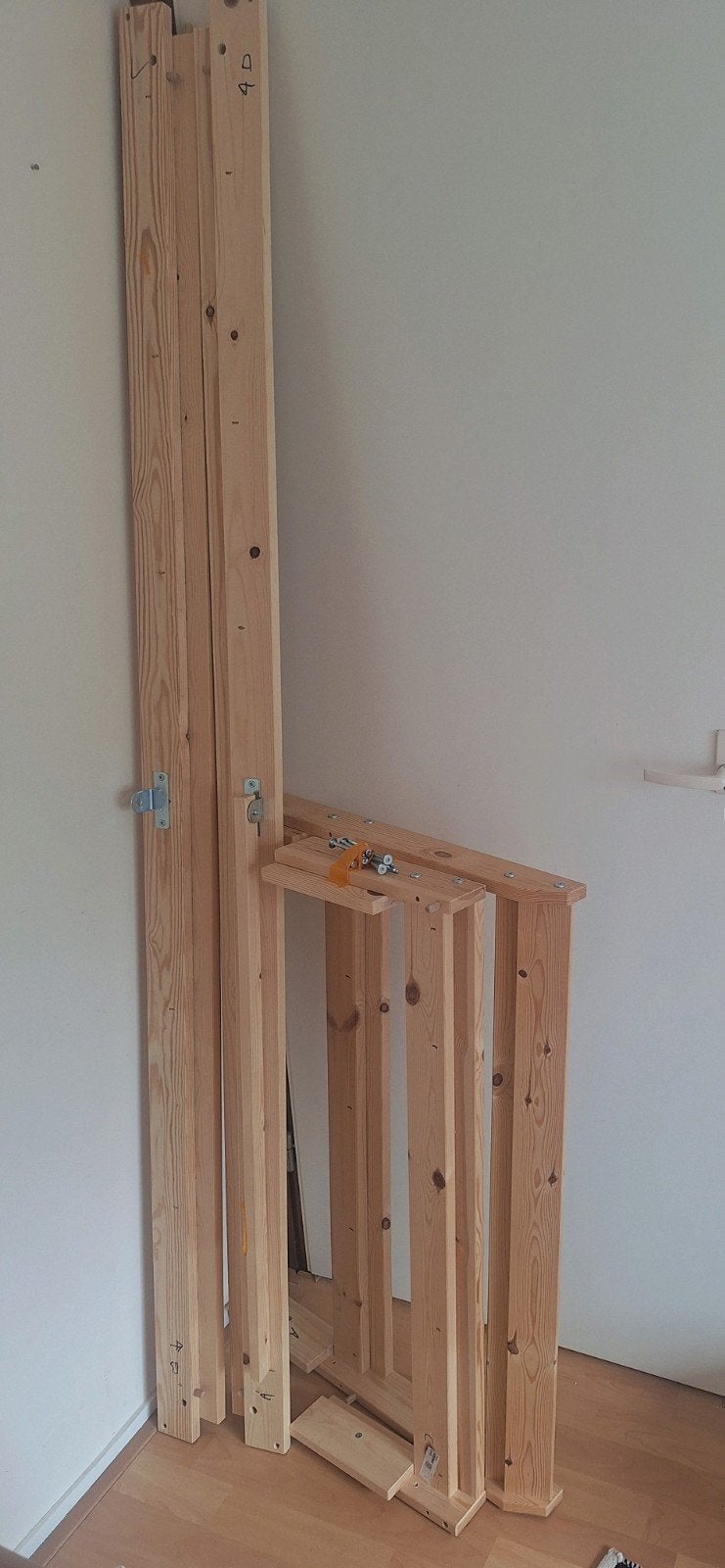IKEA NEIDEN Bedframe 90x200 cm + Bodem - Zo goed als nieuw, Ophalen, Overige kleuren, Tweepersoons, 140 cm