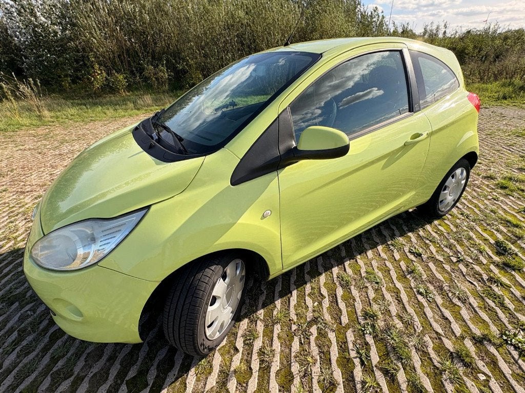Ford Ka 1.2 51KW 2009 Groen, Auto's, Voorwielaandrijving, Stof, 1242 cc, 4 cilinders