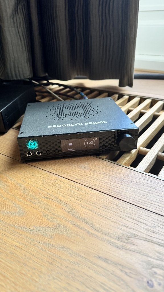 Mytek Brooklyn Bridge streaming DAC preamp zwart, Ophalen, Gebruikt