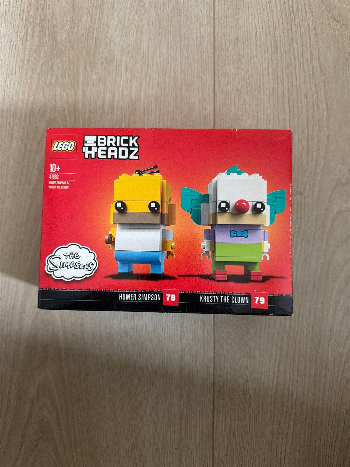 LEGO BrickHeadz 41632 Homer Simpson & Krusty the Clown, BrickHeadz, Lego, Nieuw, Ophalen of Verzenden