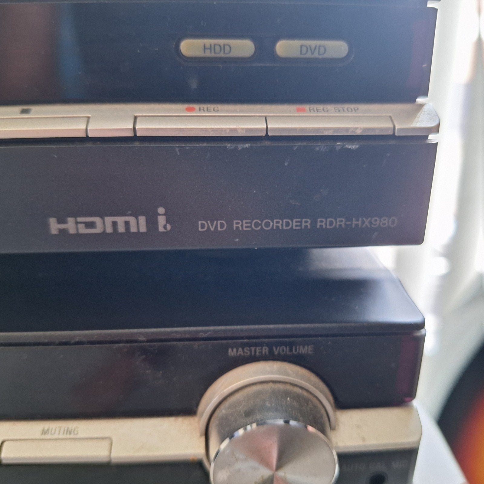 Sony RDR-HX980 DVD Recorder met HDMI en Harddisk, Audio, Tv en Foto, Dvd-spelers, Ophalen, Gebruikt, Met harddisk, Dvd-recorder