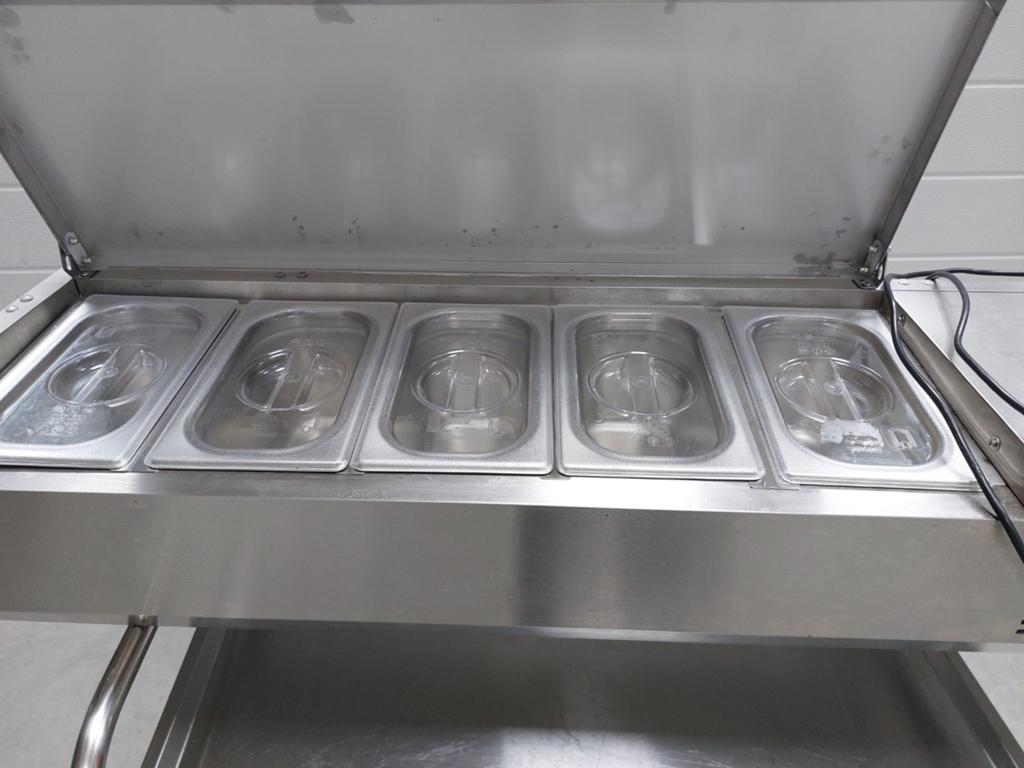 CombiSteel gekoelde saladette met 5 GN-bakken, Zakelijke goederen, Horeca | Keukenapparatuur, Ophalen of Verzenden, Gebruikt, Koelen en Vriezen
