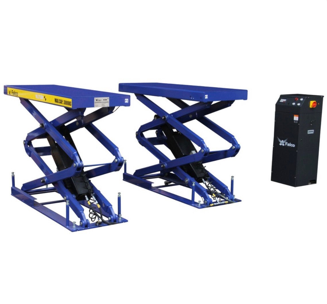 Dubbele schaarlift inbouw 3000kg 400V / Nieuw, Ophalen, Nieuw